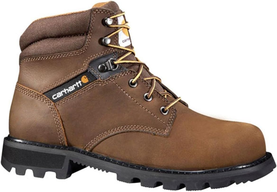 Carhartt Footwear CMW6174 6-Inch Tradition Welt Work Boot 10.5 Dark Brown Oil Tanned